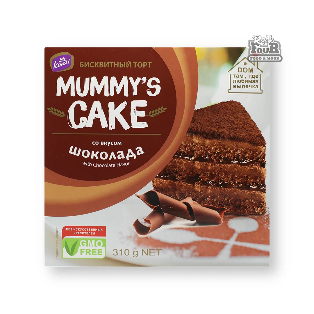Sponge cake "Konti Mummy's cake" with chocolate flavor 310g
